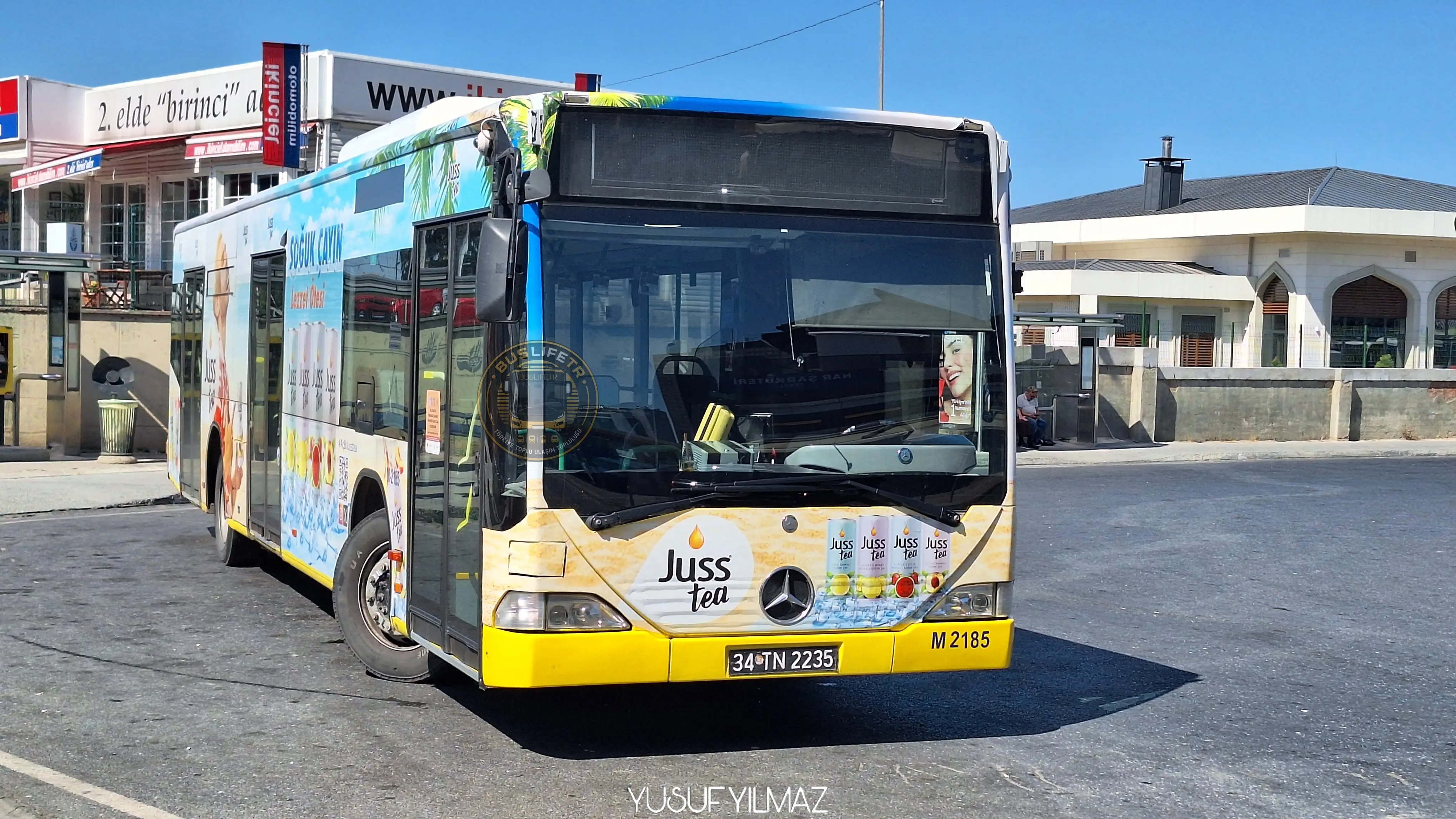 İETT / MERCEDES-BENZ CİTARO / CİTARO K otobüs fotoğrafı M2185 & 34 TN 2235 
KAVACIK / BEYKOZ