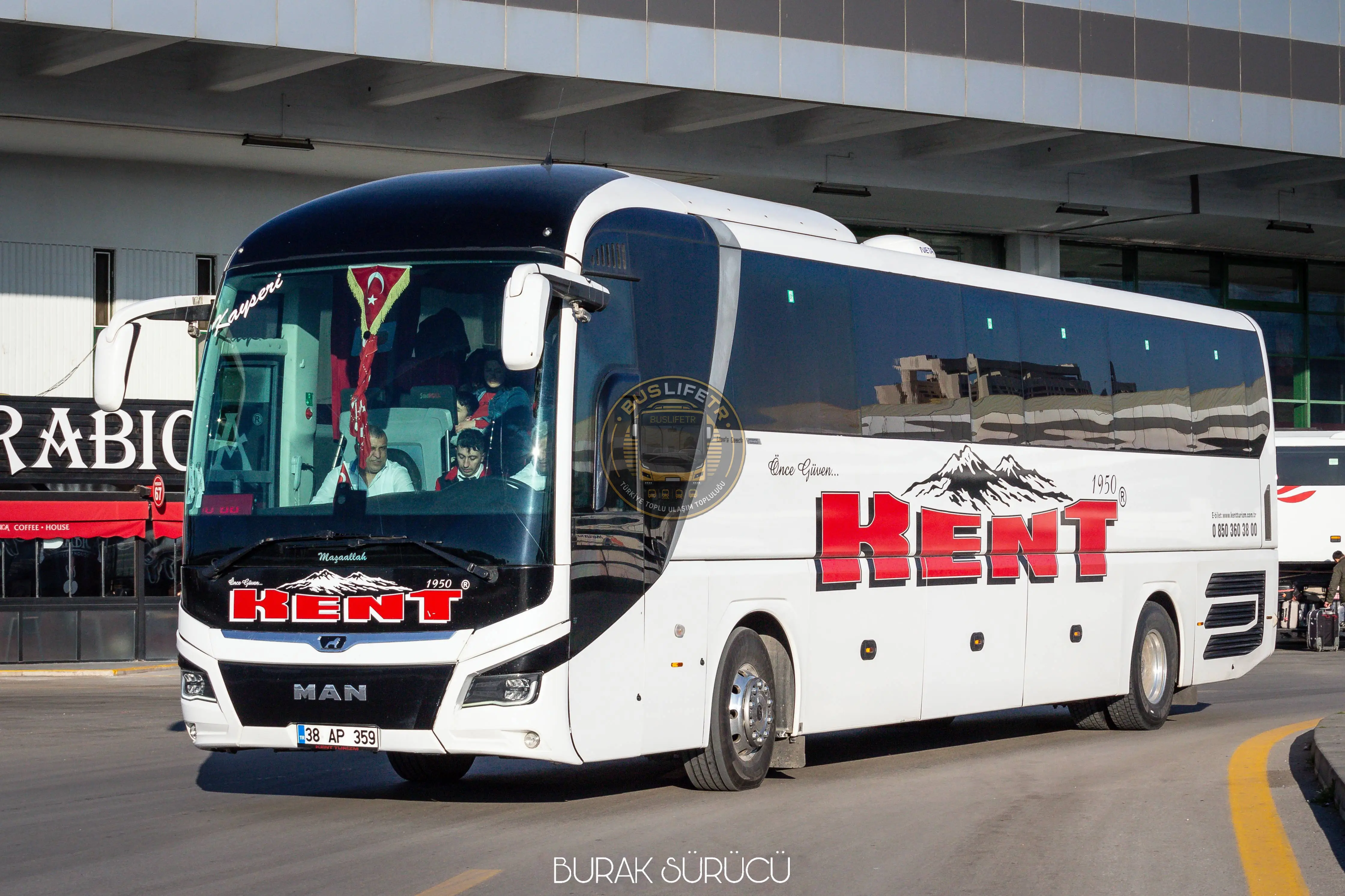MAN Lions Coach otobüs fotoğrafı 38 AP 359 (2022)
Kayseri Kent Turizm
Ankara